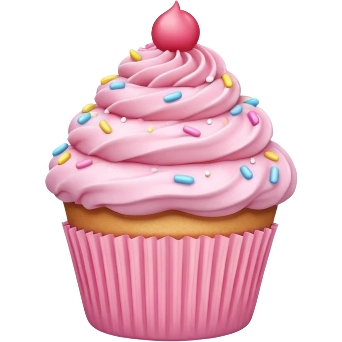 pastel pink cupcake emoji