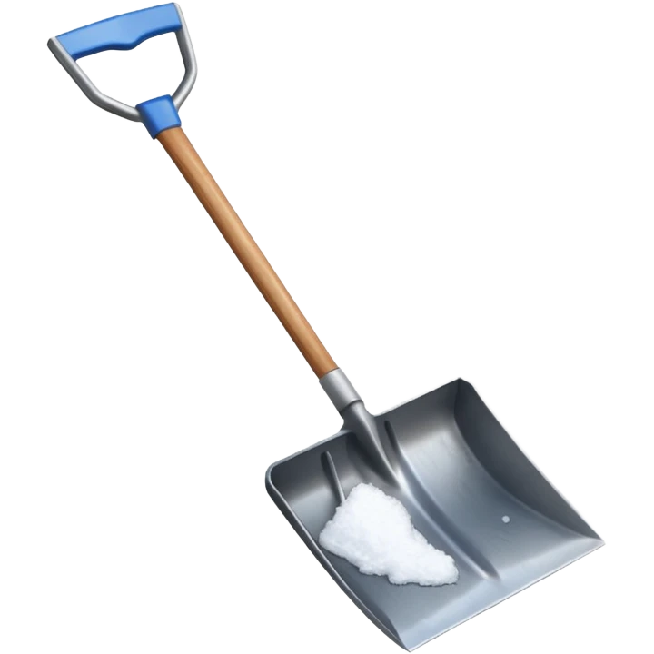 snow shovel emoji