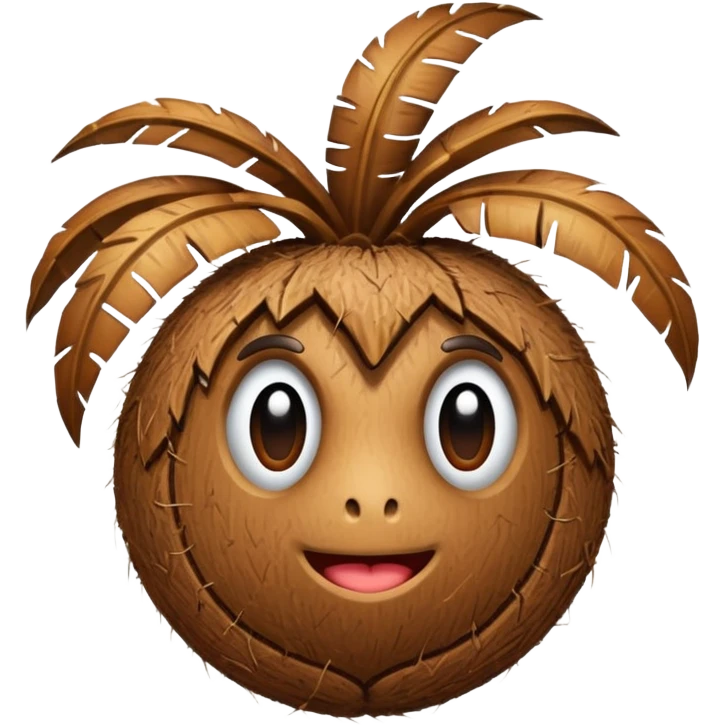 Um coco emoji