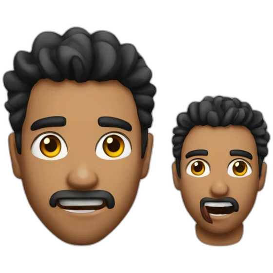Miguel yells at Augusto emoji