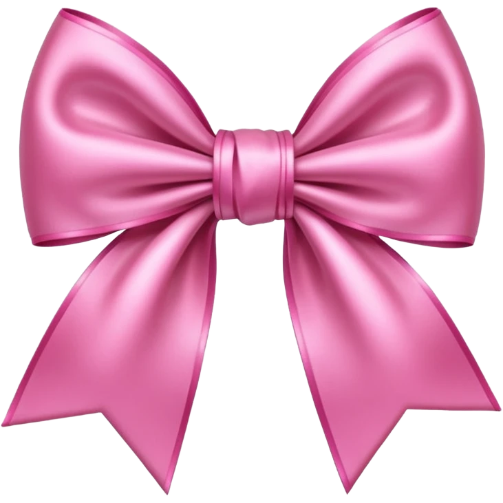 pink bow emoji