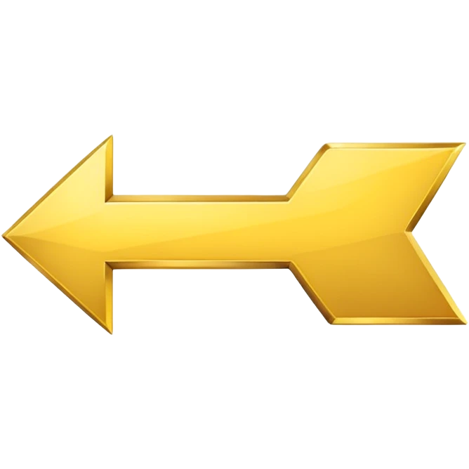 A simple yellow (#EBAA3C) arrow pointing to the right emoji