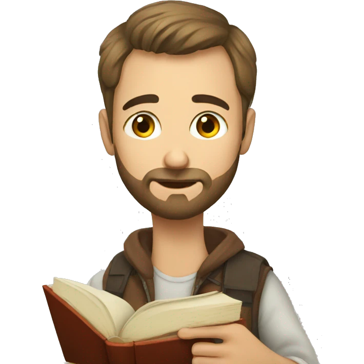 Russian read a book emoji