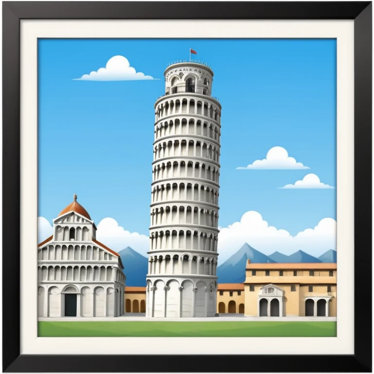 Pisa tower emoji