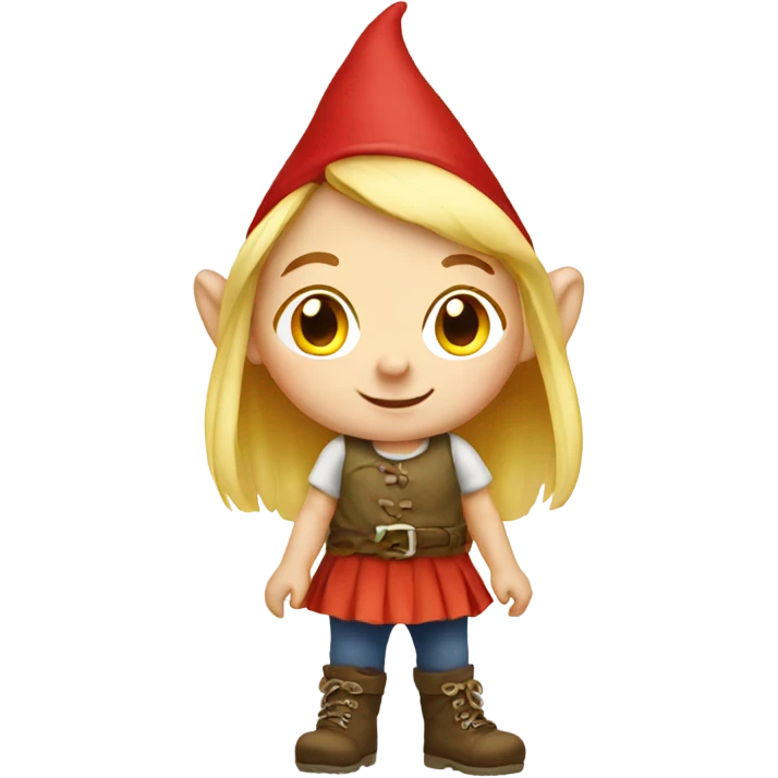 Girl gnome emoji