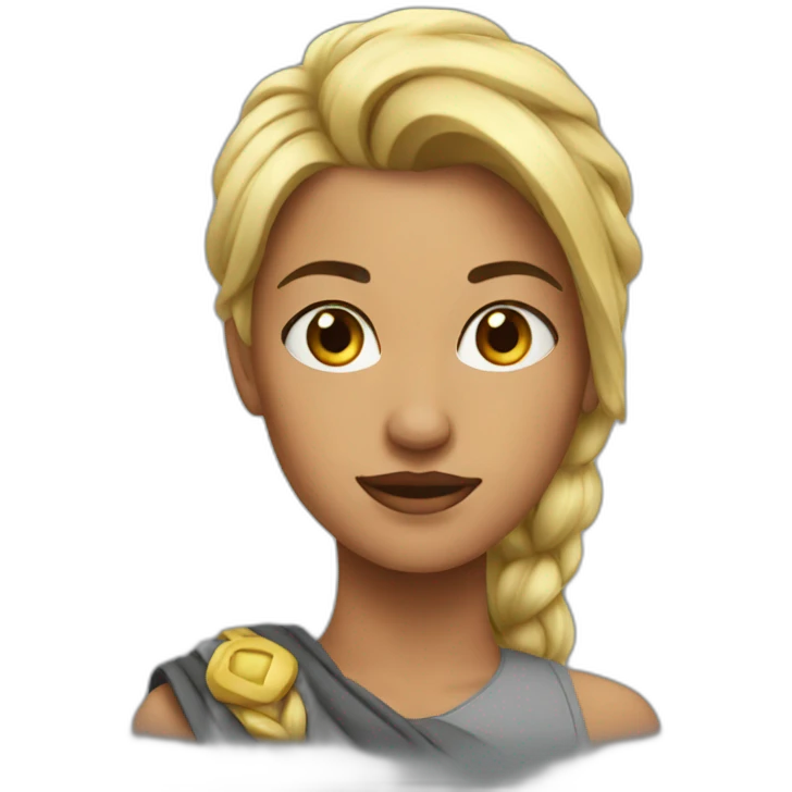 A strong woman emoji