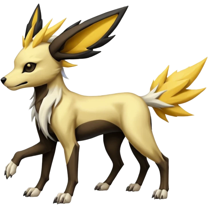 Skeletal Skinny Jolteon-Houndoom-Bolthund-Manectric-fusion emoji