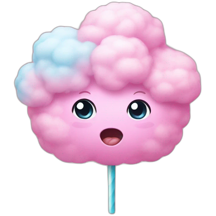 cotton candy emoji