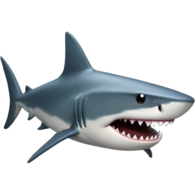 Shark with topha emoji