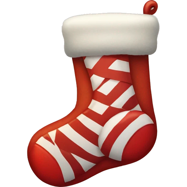 Christmas stocking emoji