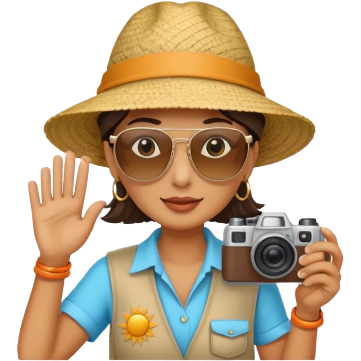 Tourist in Peru emoji