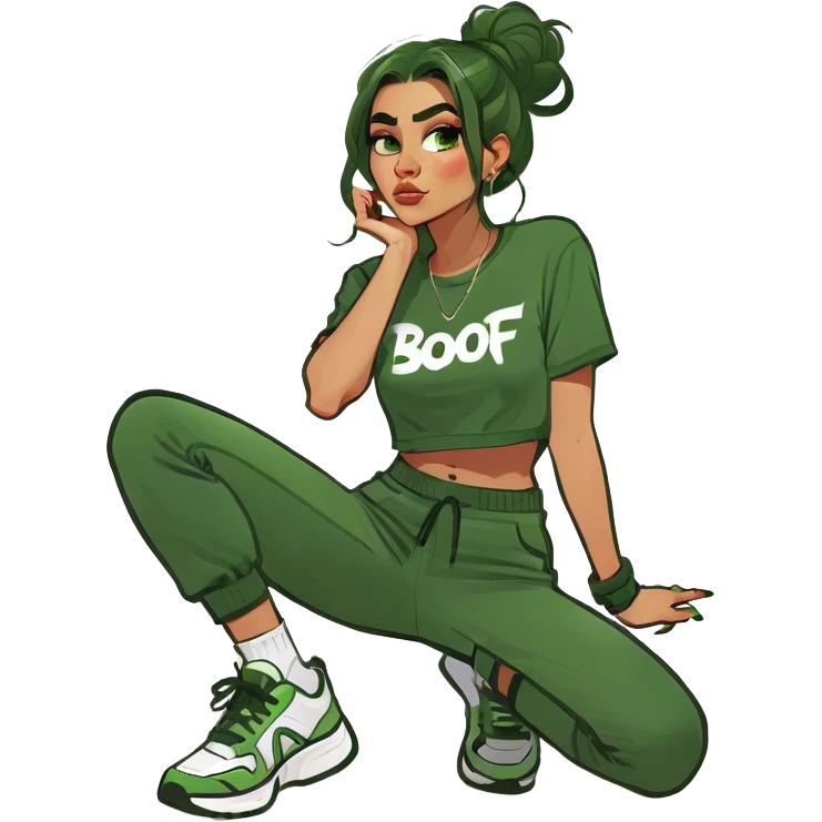 girl being sassy emoji