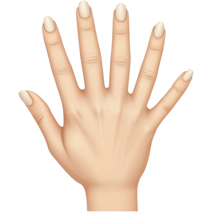 Hand with the ring finger down emoji