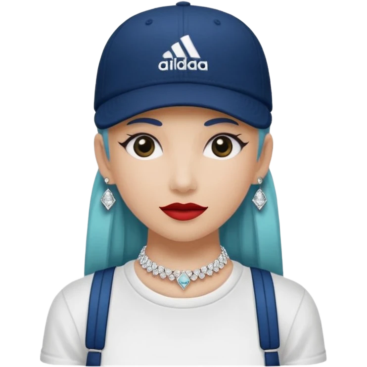 🥷🏻 crea un emojin de como el que está ay pero con gorra marca adida y un collar de diamantes ponle tatuaje en la cara y en la boca ponle brazos qué sea onbre y que se parezca ah este emojin🥷🏻🥷🏻🥷🏻 emoji