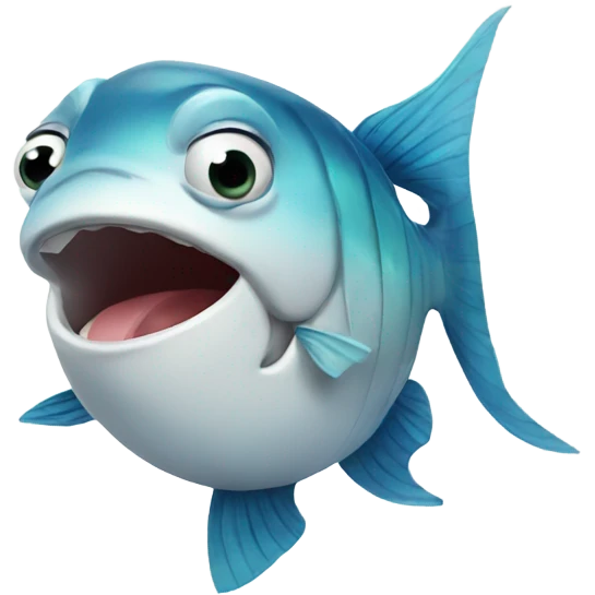 Singing fish emoji