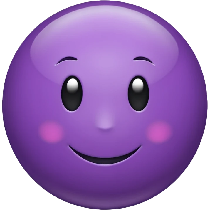 purple color ball emoji