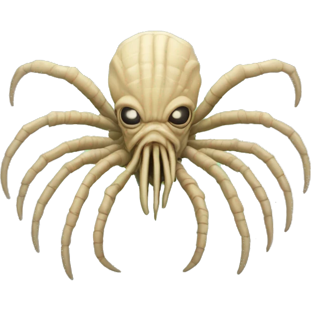 Facehugger alien movie emoji