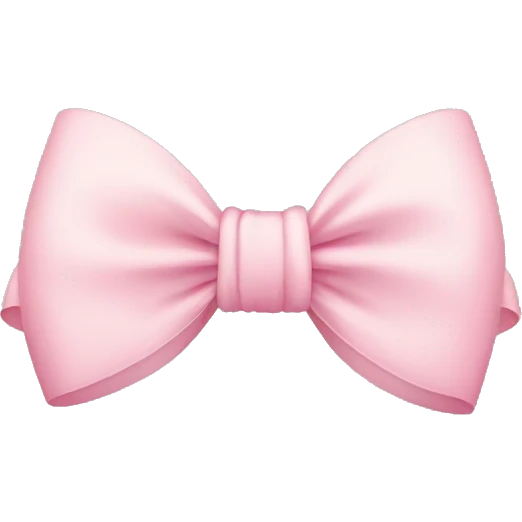 Light pink bows  emoji
