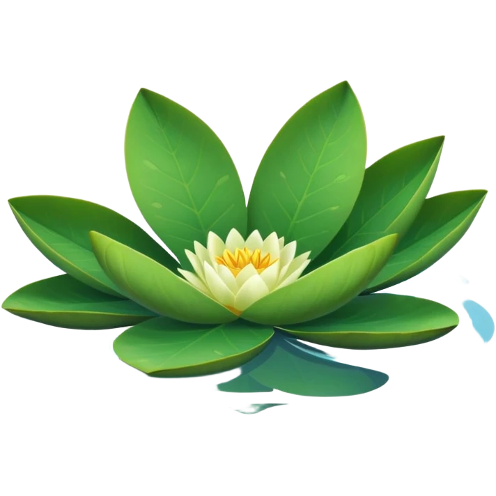 Water lily leaf emoji
