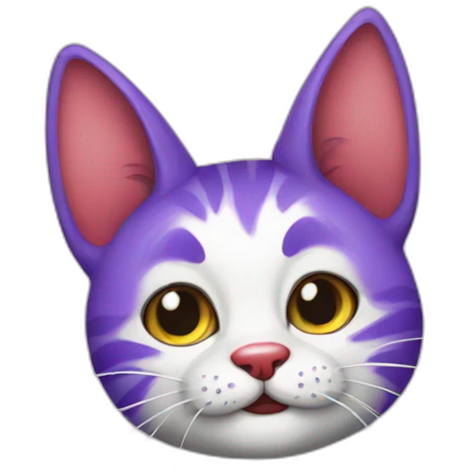 Clown cat emoji