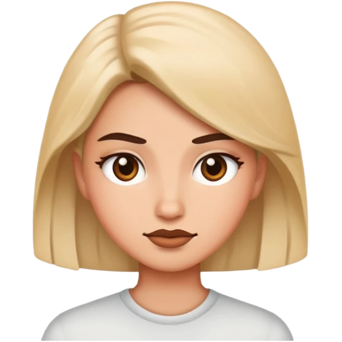 Sassy face emoji