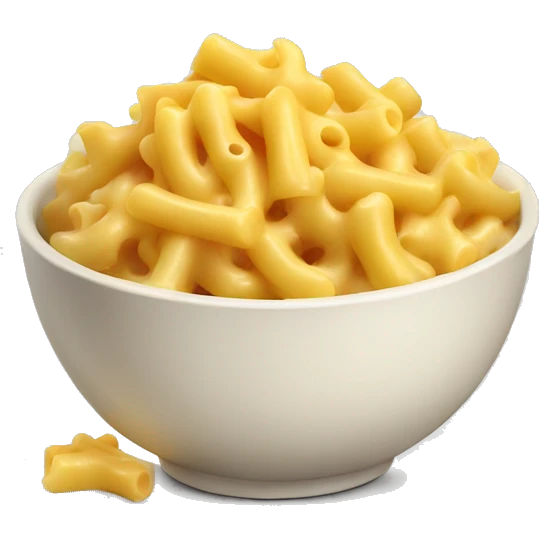 bowl mac and cheese  emoji