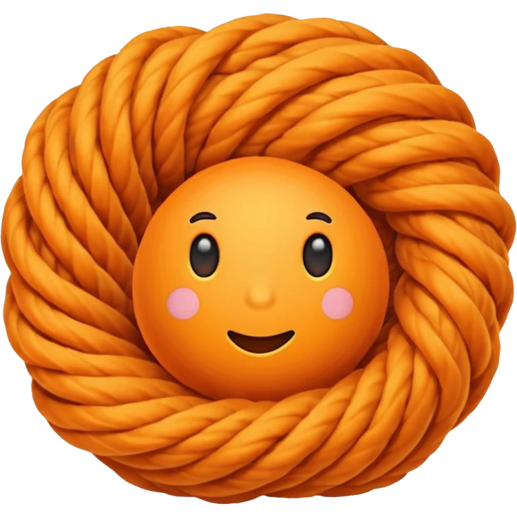 orange yarn  emoji
