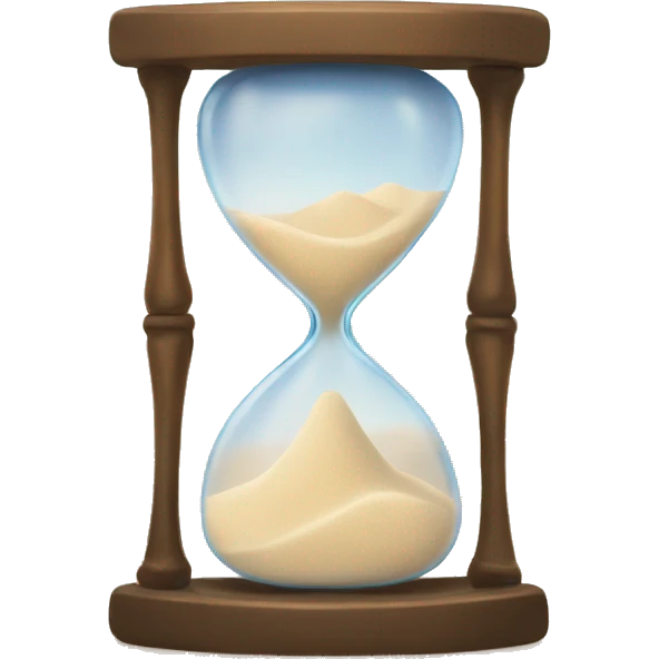 white sand in hourglass emoji