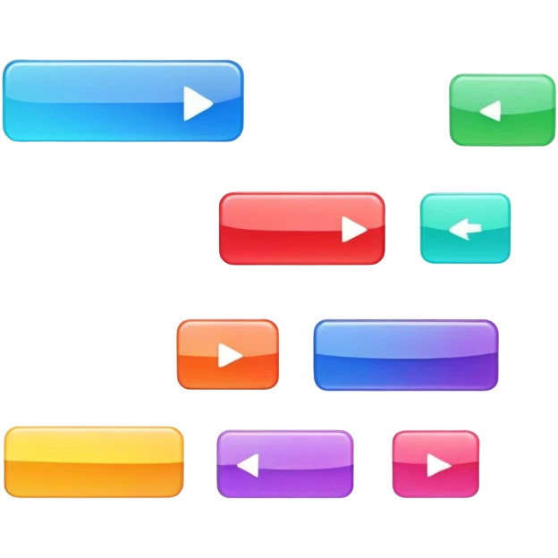 Video editing timeline with multiple clips, showing a horizontal timeline with colorful video segments and a playhead emoji