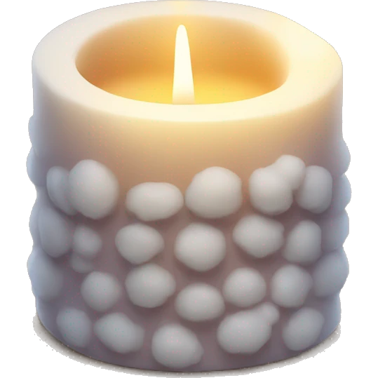 Cozy candle  emoji