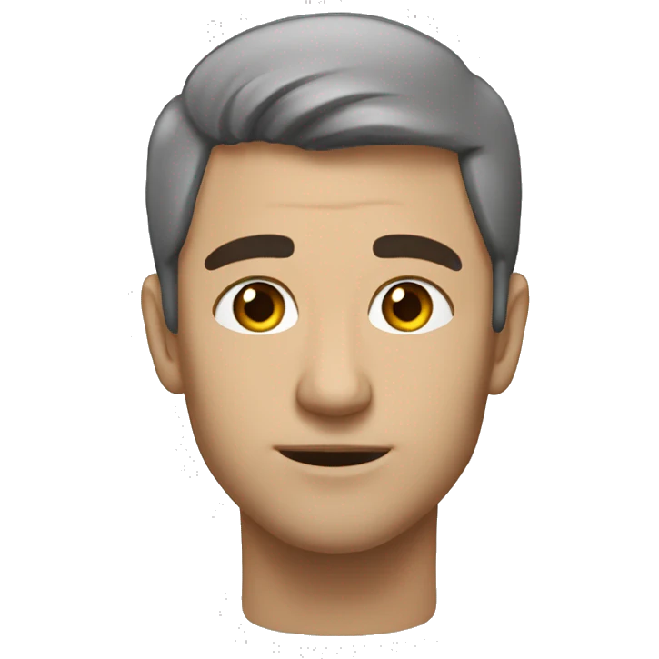 Серый и рыжий кот emoji