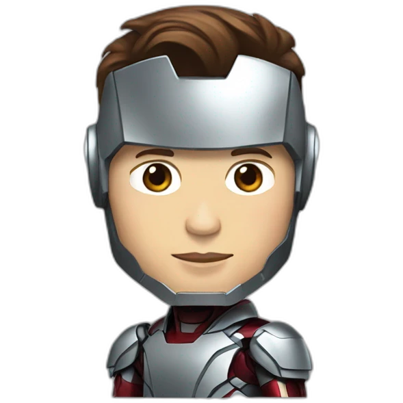 Elon musk with iron man suit emoji