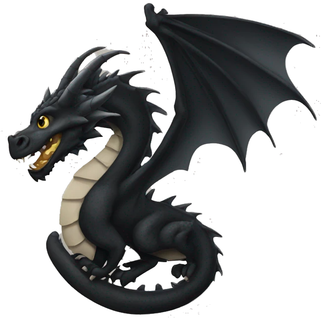 black dragon emoji