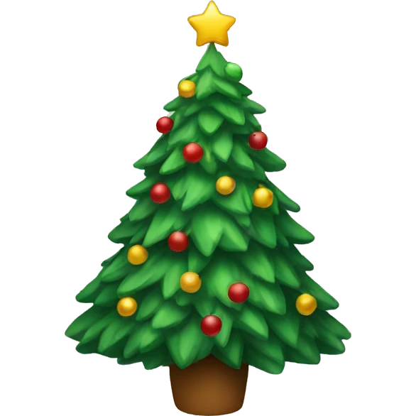 Christmas tree emoji