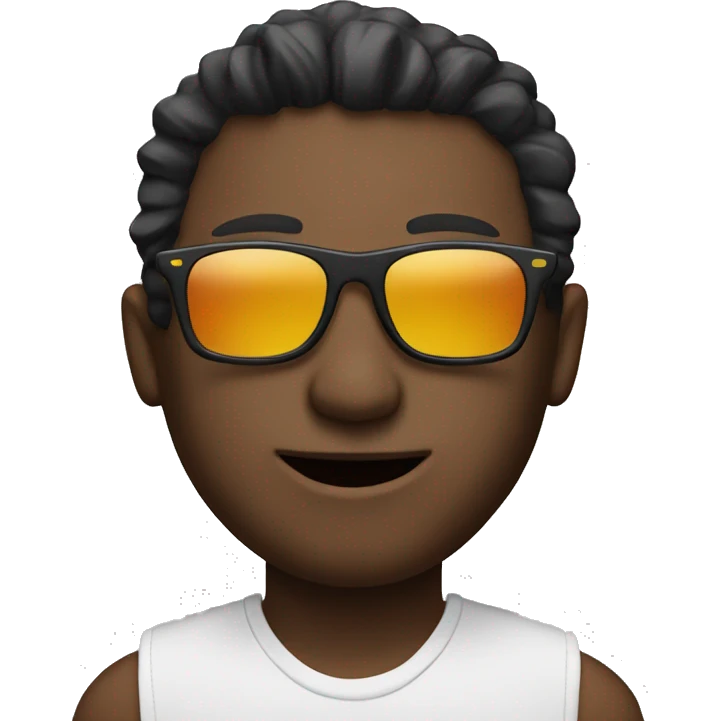 Me wearing sun glasses emoji