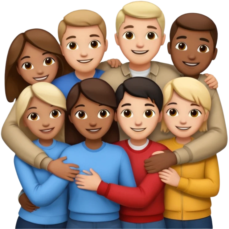 group hug emoji