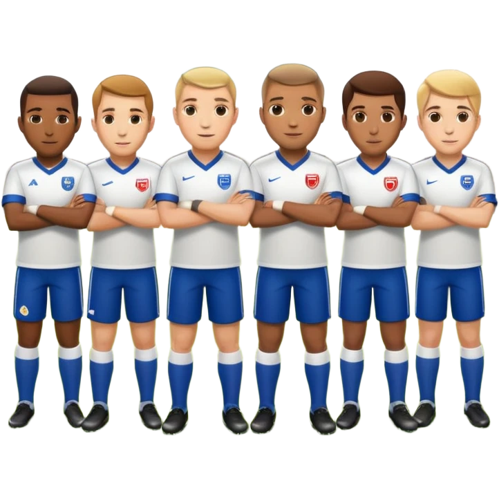 football manager and players emoji