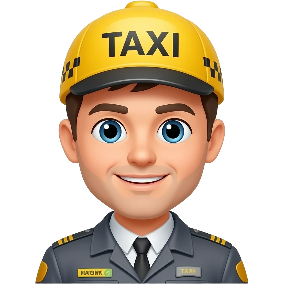 taxi driver emoji