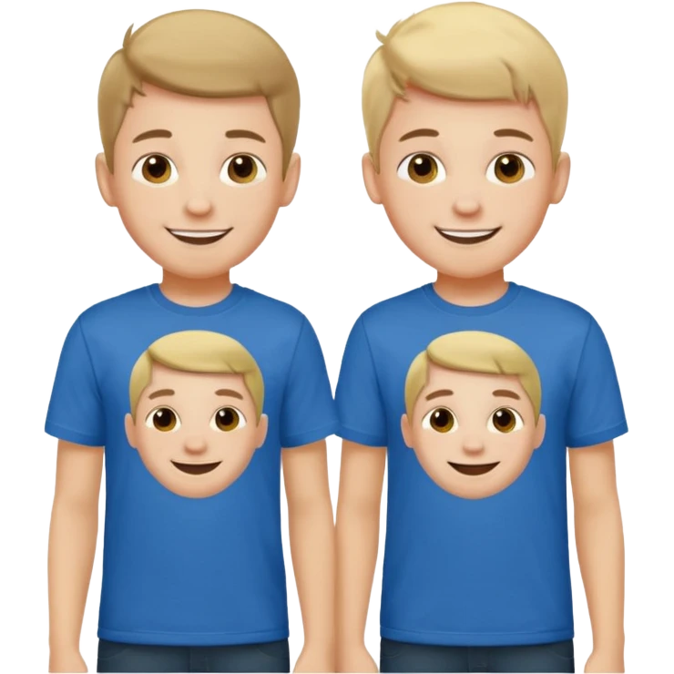 Two boys like gay emoji