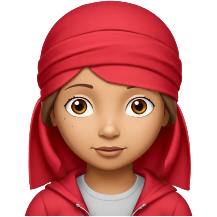 i want an emoji that shows dora the explorer with a red durag on, and next to her there are word that spell SYBAU emoji