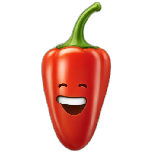 red pepper lightbulb emoji