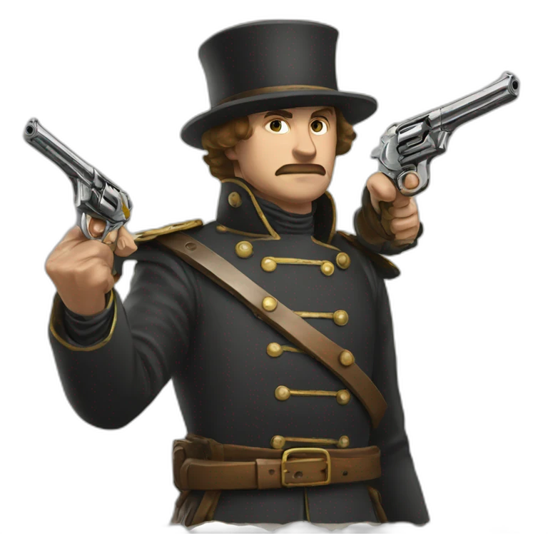 duel-with-pistols-in-russian-empire emoji