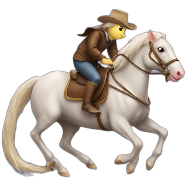 rat riding horse emoji