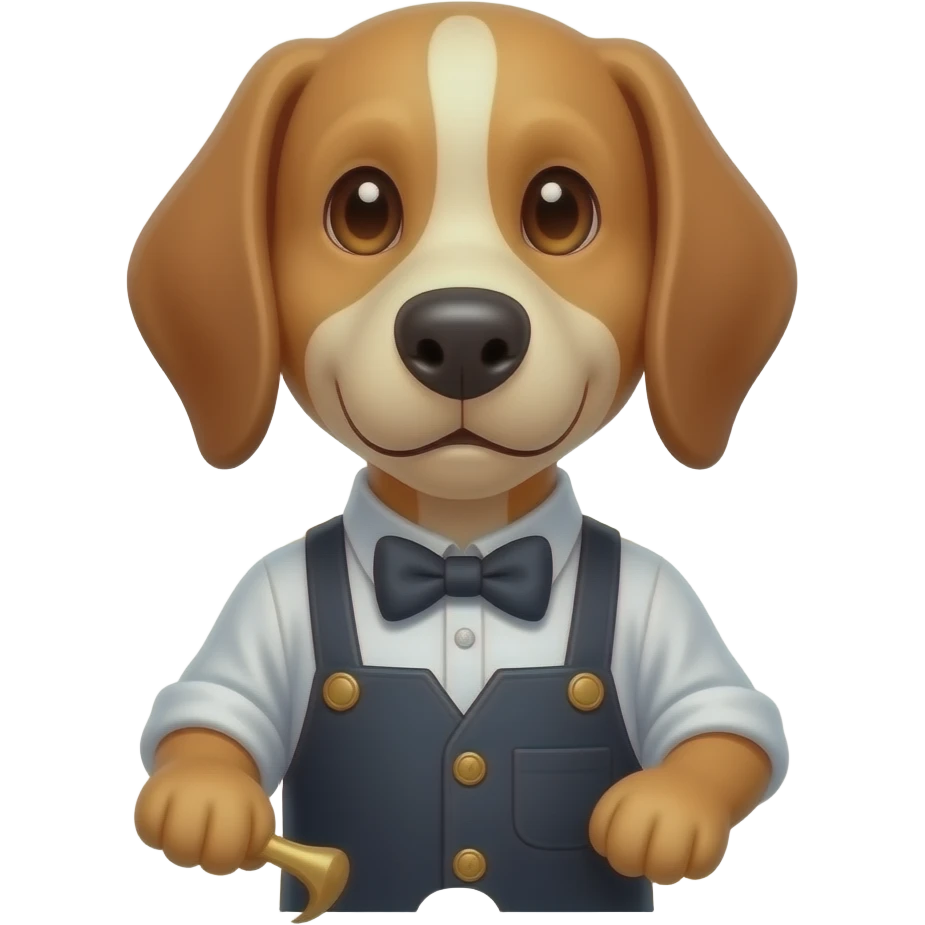 bartender dog emoji