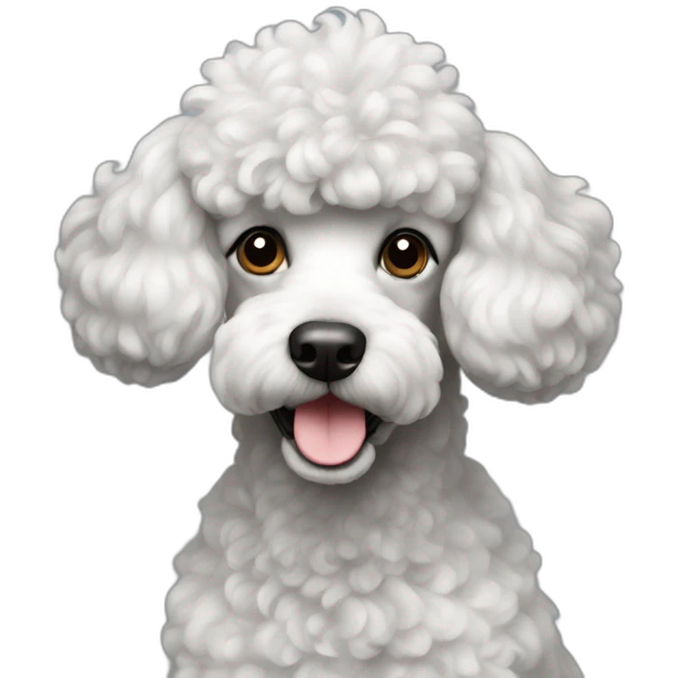 poodle black emoji
