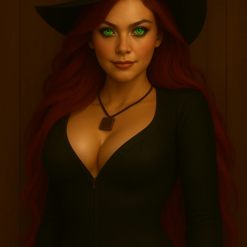 Restore the original face from the uploaded reference images, ensuring the face matches the original style and appearance. Keep the full torso visible down to the hips. The style should match the original look of the images. emoji