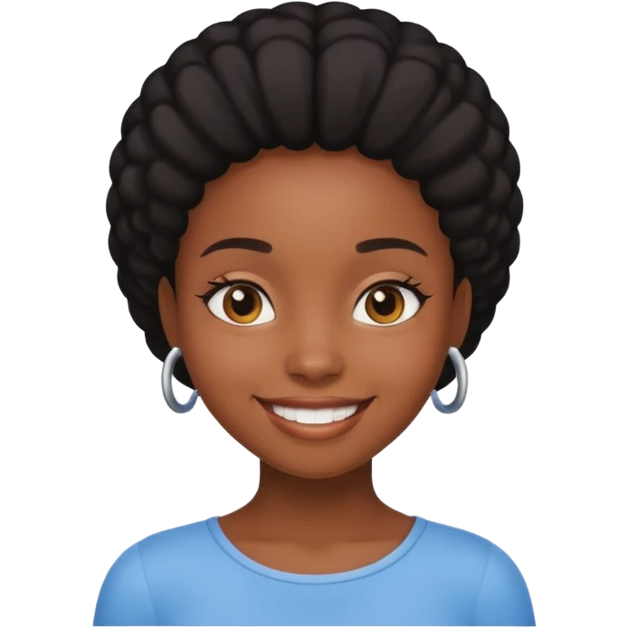 Black girl emoji