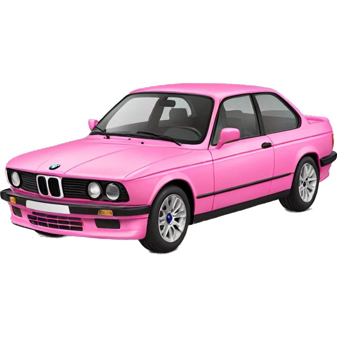 pink bmw emoji