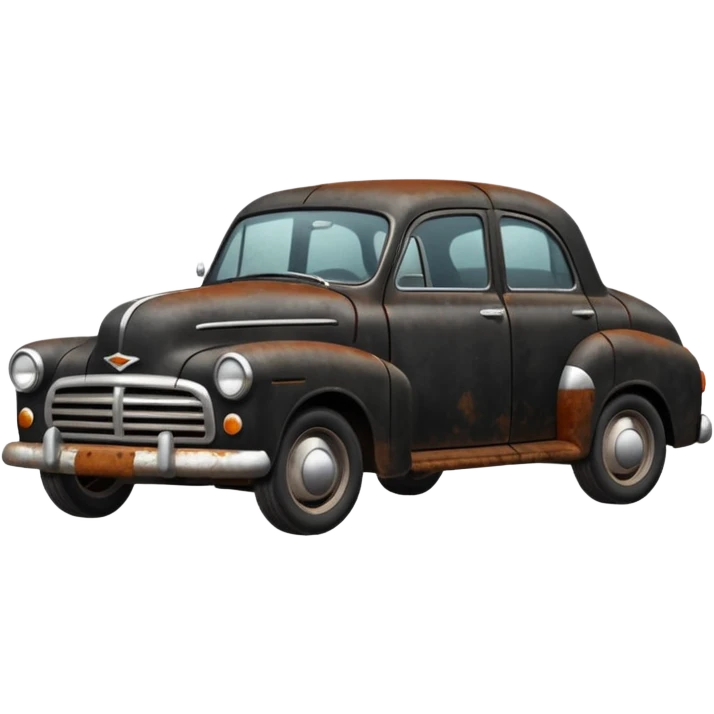 black old car emoji