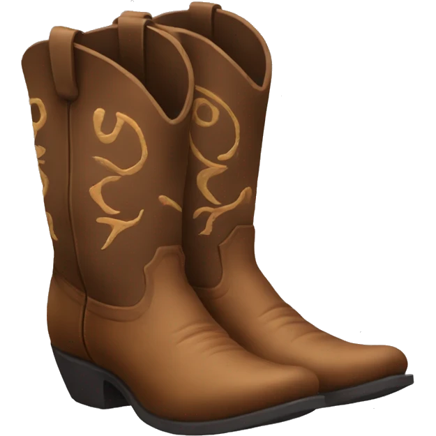 Cowboy boots emoji